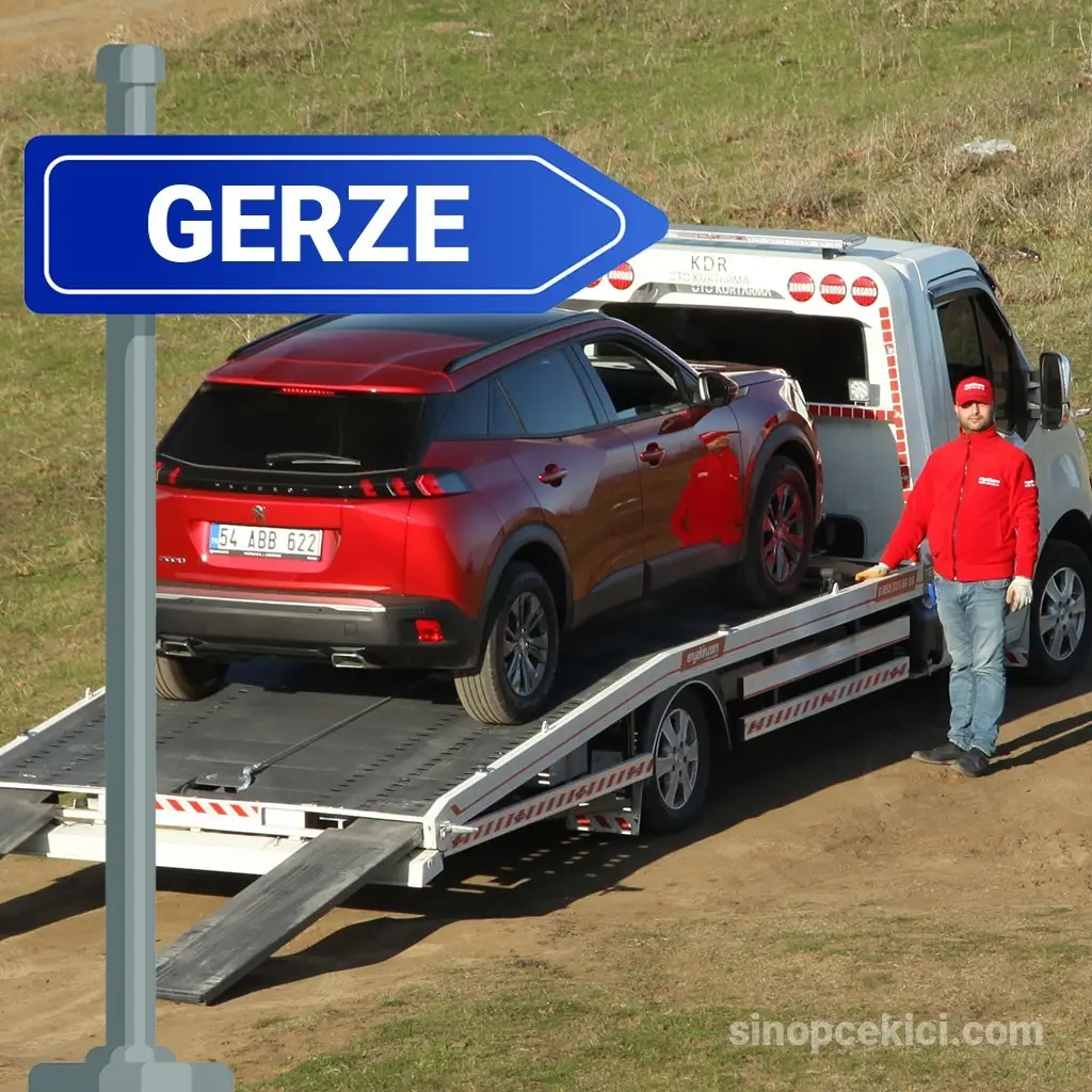 Her Mevsim Güvenilir Gerze Oto Kurtarma Hizmetleri - Gerze Çekici